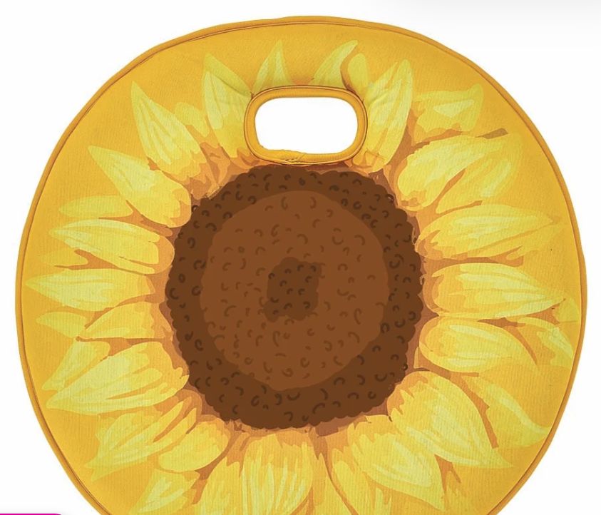 Kneeling Mat, Pattern: Sunflower