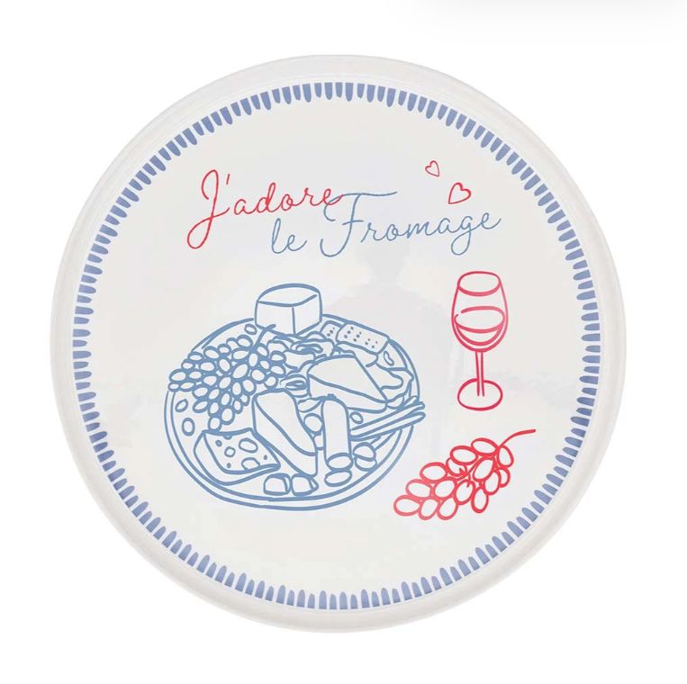 Plate - Serving Plate Cheese/Jadore Le Fromage