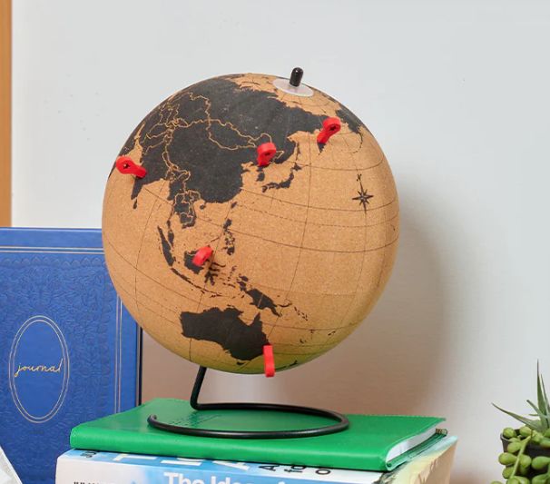 World Globe - Cork 20cm