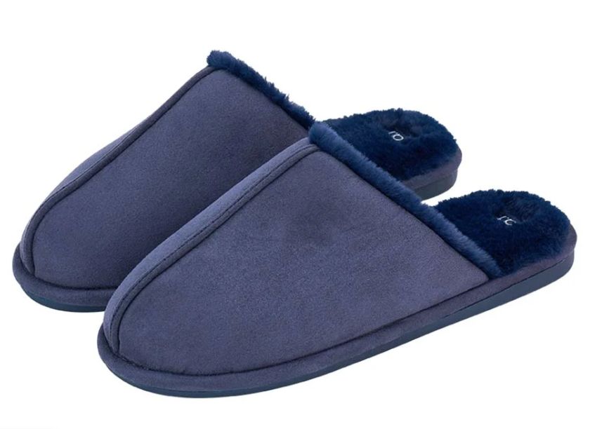 Slippers - Mens Cosy Faux Fur, Size: M/L