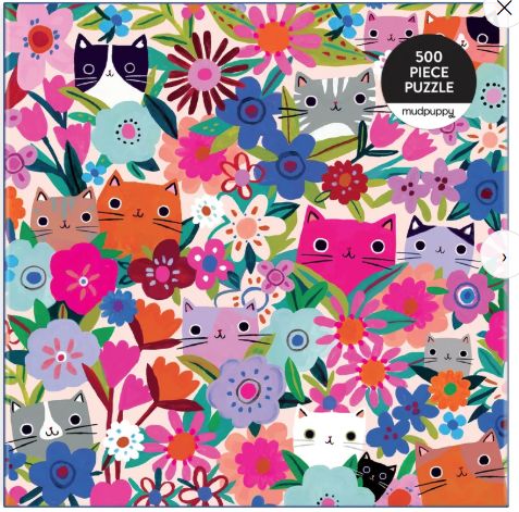 Puzzle - Blooming Cats - 500pc