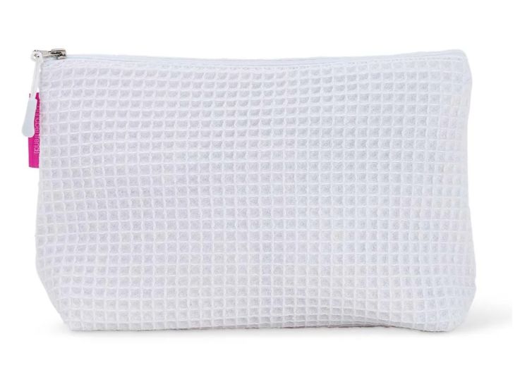Cosmetic Bag - Waffle Cotton - Large