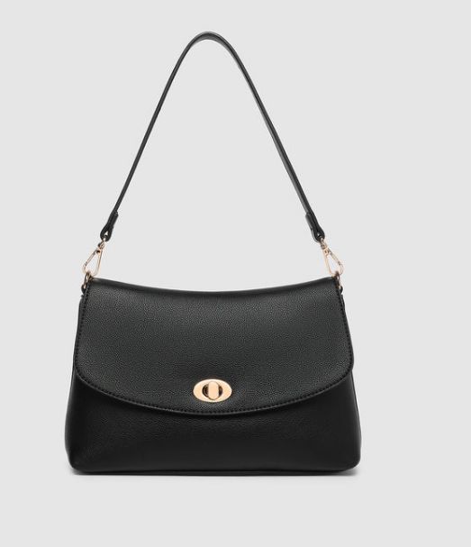 Shoulder Bag - Nisha, Colour: Black