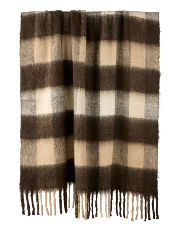 Throw - Wool blend Multi-Coloured