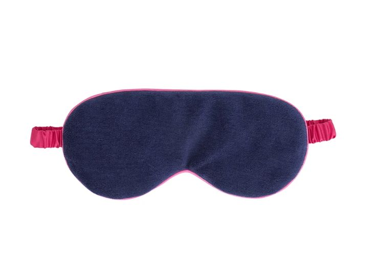 Eye Mask - Cosy Luxe VELVET, Colour: Sapphire Blue
