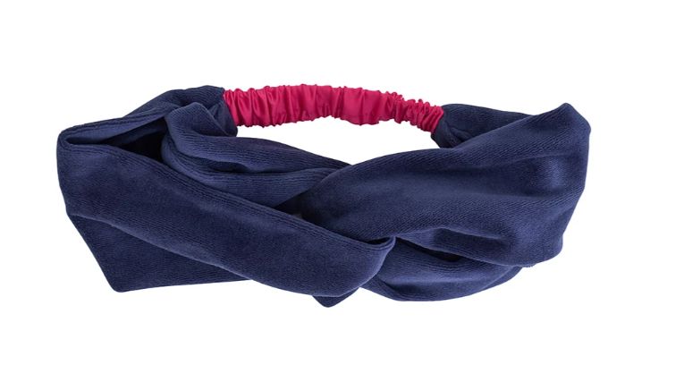 Headband - Cosy Luxe VELVET, Colour: Sapphire Blue