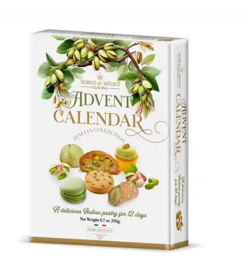 Biscuits - Christmas 12 days Assorted Calendar - Pistachio