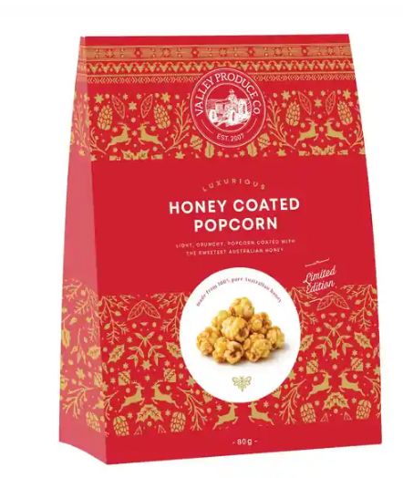 Christmas - Festive Tent Box - Honey Popcorn 80g