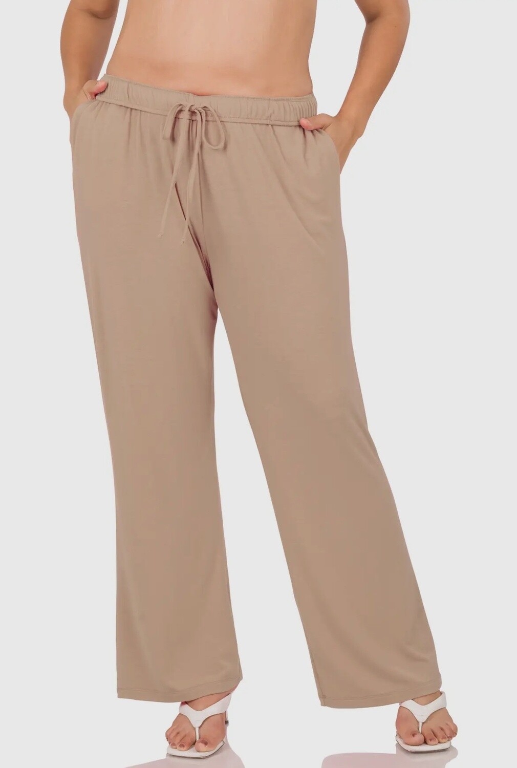 Plus Size Drawstring Lounge Pants