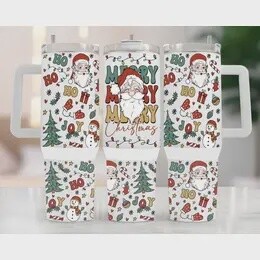 Santa cup w/handle 40oz Tumbler