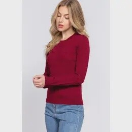 Fitted Cable Sweater