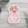 Sticker - Floral Pig