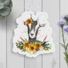 Sticker - Floral Goat