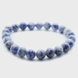 Bracelet 8mm (large bead), Colour: Sodalite