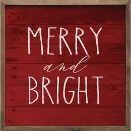 Merry &amp; Bright art