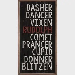 Reindeer name art