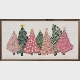 Christmas Tree - pink art