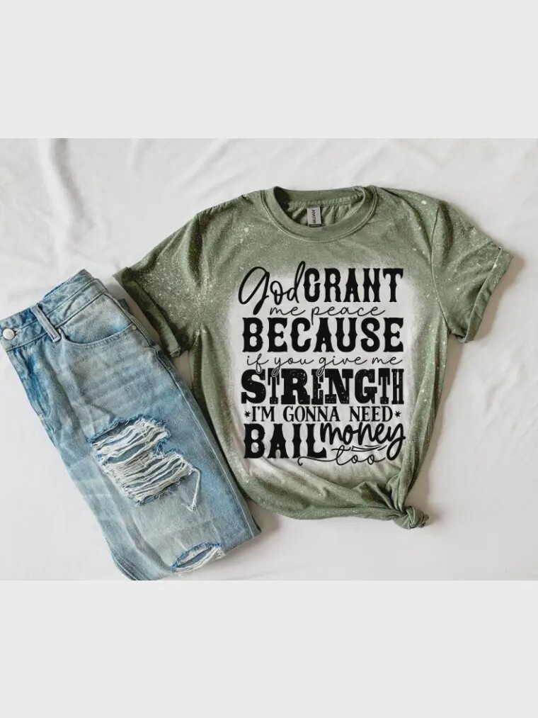God Grant Me Tshirt, Size: M