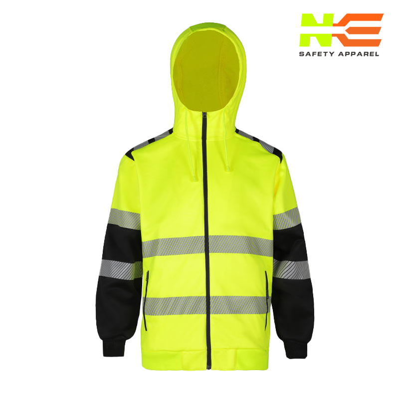 NKE HI-VIS Waterproof Full-Zip Hoodie
