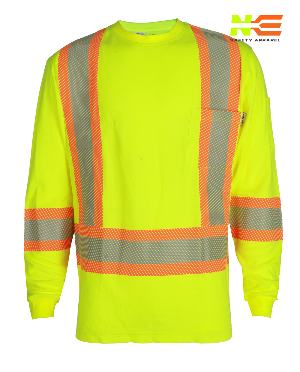 FR HI-VIS Long Sleeve Tee – X-Back