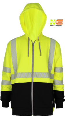 FR HI-VIS Contrast Full-Zip Hoodie