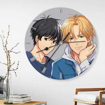 Banana Fish Round Wall Clock