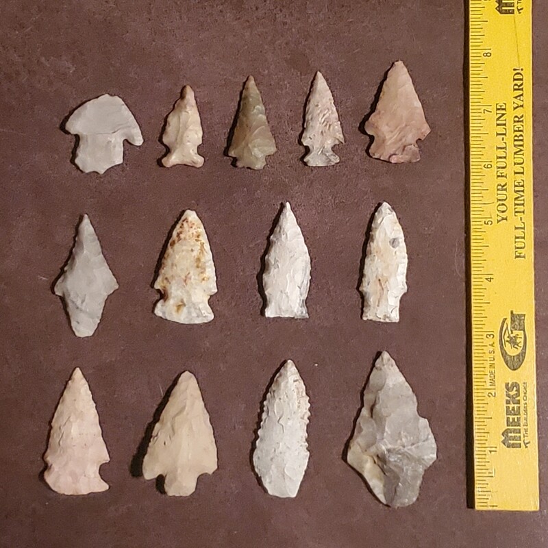13 Missouri Arrowheads St. Clair co.