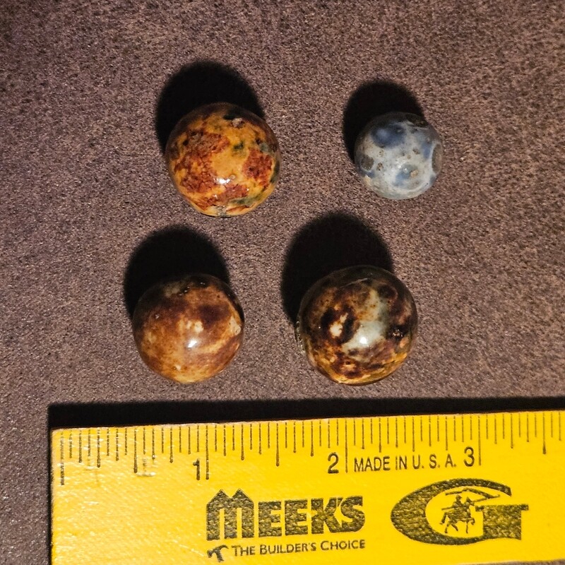 Bennington Ceramic Marbles 1880s