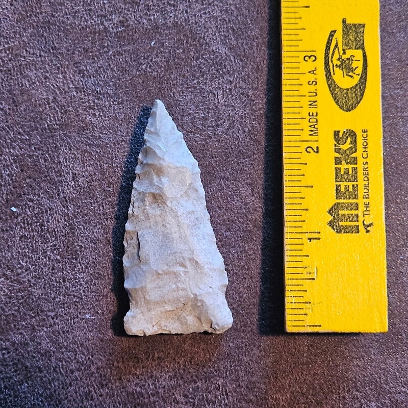 Rice Side Notched Arrowhead 2-5/8&quot;