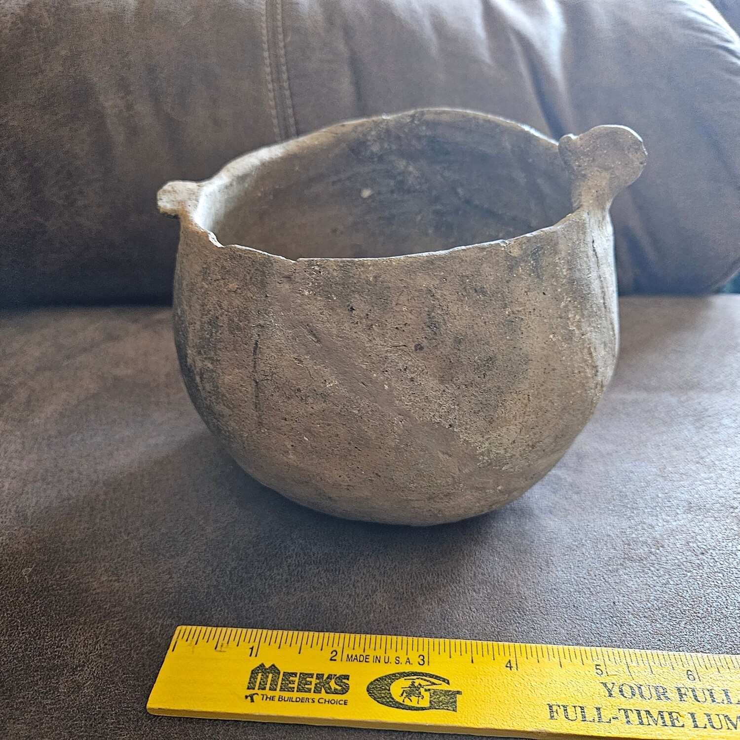 Mississippian Duck Effigy Pottery Bowl Arkansas
