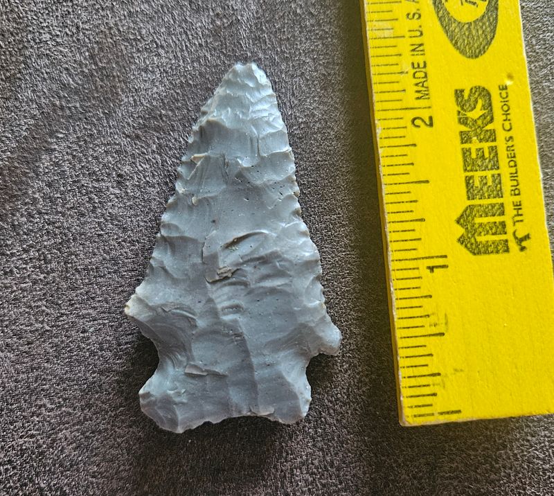 2-3/8&quot; Rice Lobed Arrowhead Early Archaic Kentucky