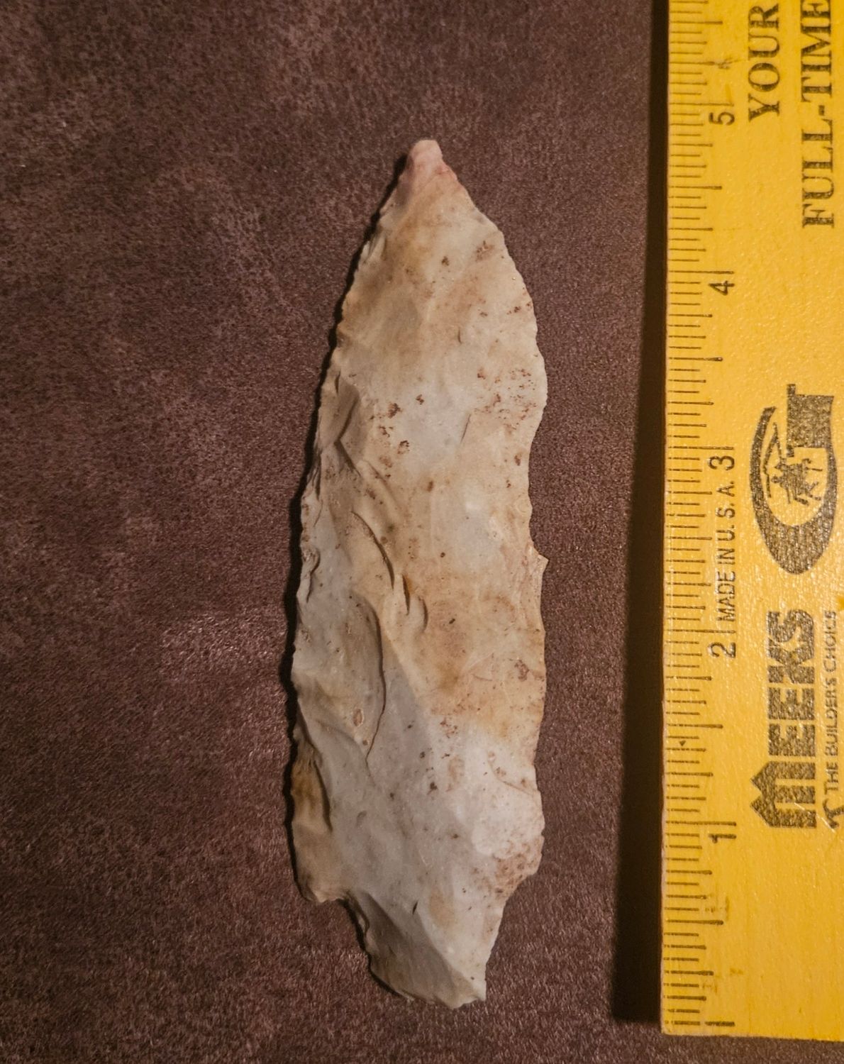 4-3/4&quot; Large Etley Middle Archaic Arrowhead Central Missouri