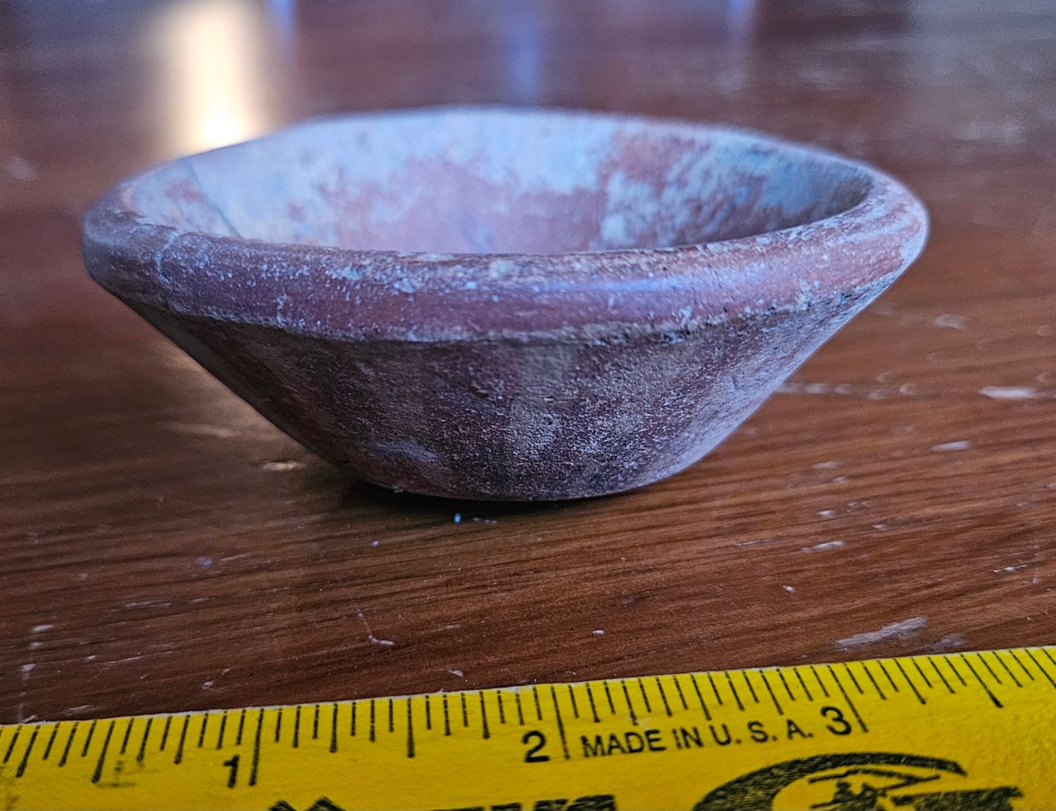 3-3/4&quot; Pre-Columbian Mayan Pottery Painted Bowl