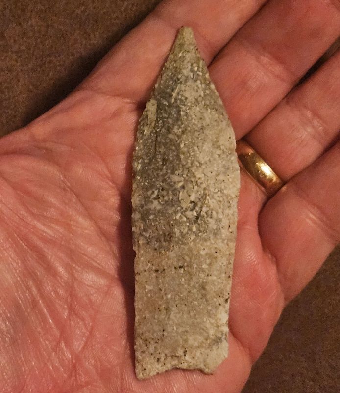 3-5/8" Sedalia Knife Blade Archaic Arrowhead Central Missouri