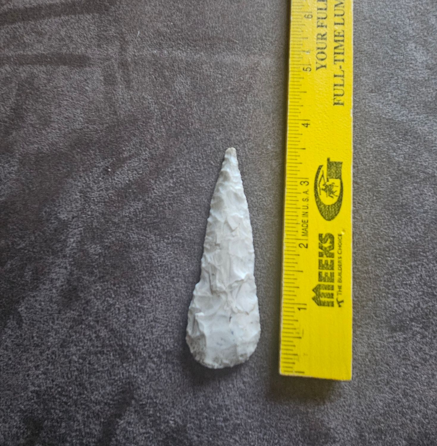 3-1/2" Cupp Preform Knife Blade Mississippian Arrowhead Missouri