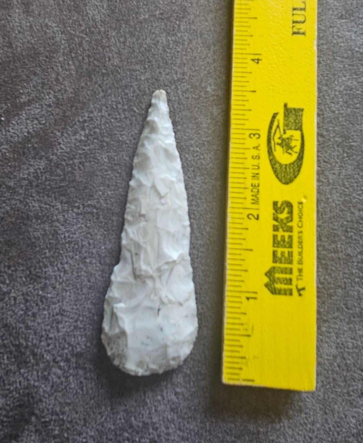 3-1/2" Cupp Preform Knife Blade Mississippian Arrowhead Missouri