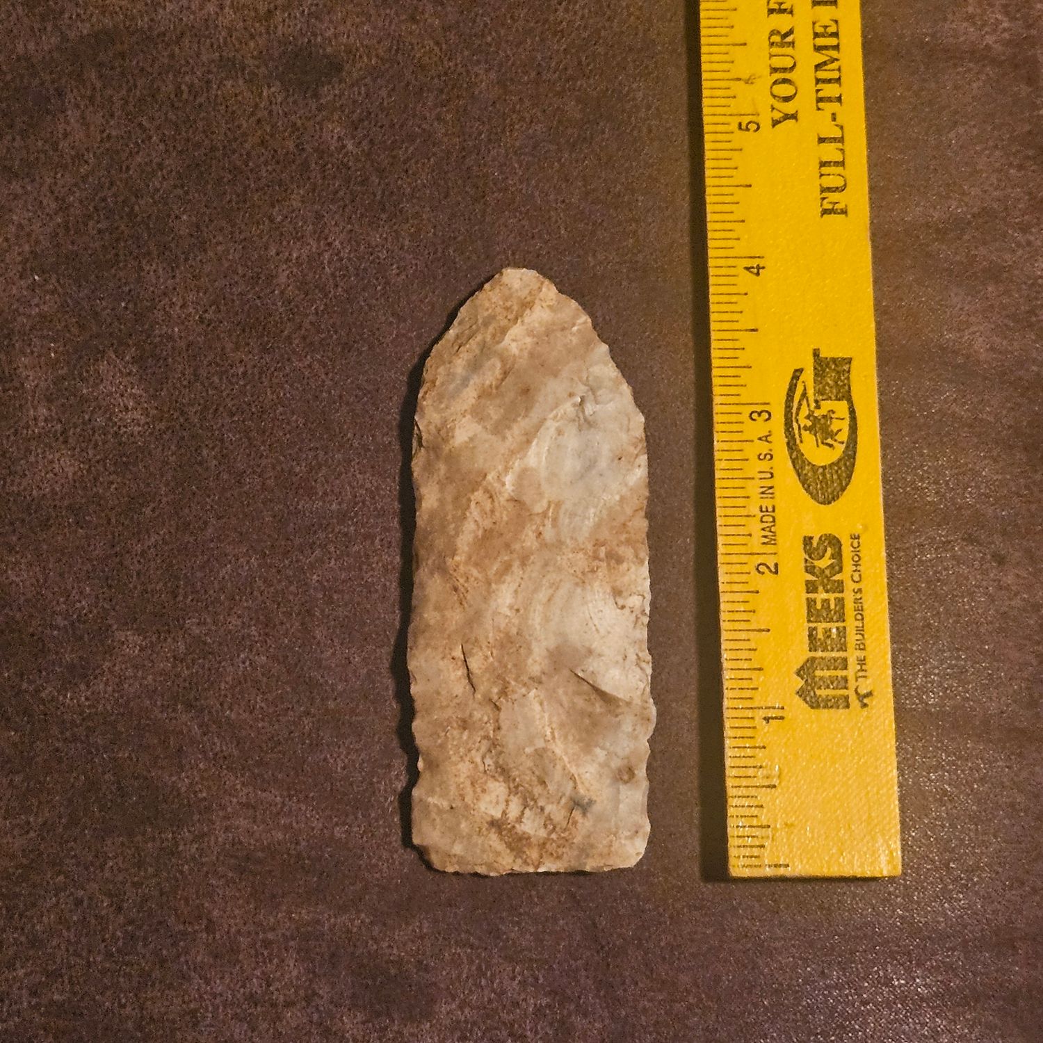 4"  Nice Wadlow Blade Archaic Arrowhead Central Missouri