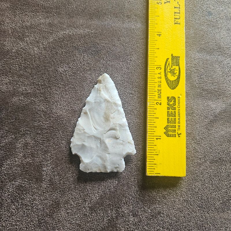 2-3/4"  Rice Lobed Arrowhead Early Archaic Taney Co. Mo