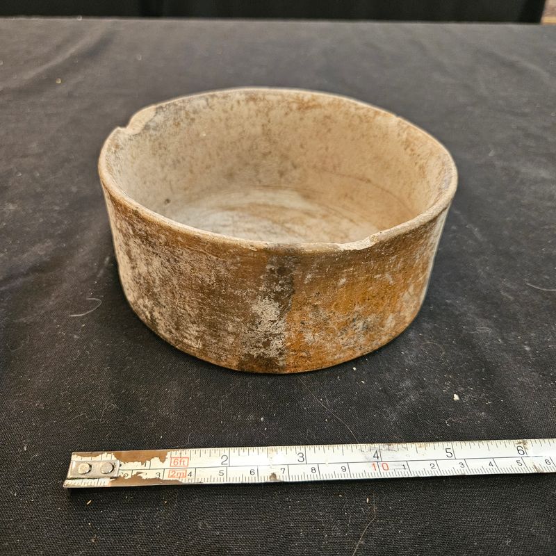 Pre-Columbian 6" Brown Mesoamerican Bowl Guaranteed Authentic Solid