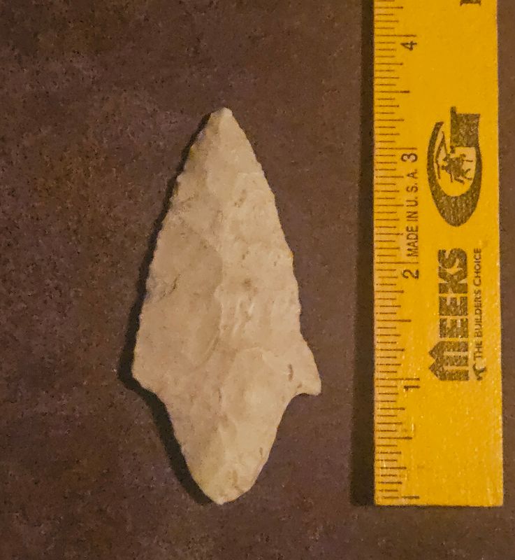 3-1/2"  Nice Adena Gary Arrowhead Central Missouri
