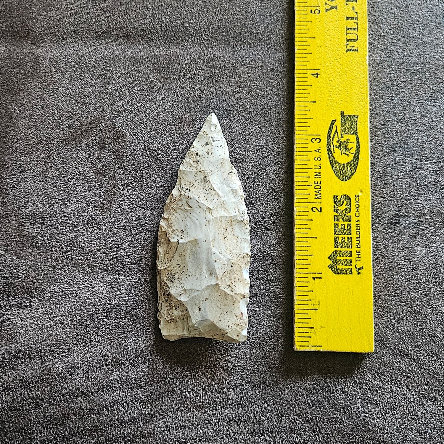 3-1/4" Sedalia Archaic Knife Blade Archaic Arrowhead Central Missouri