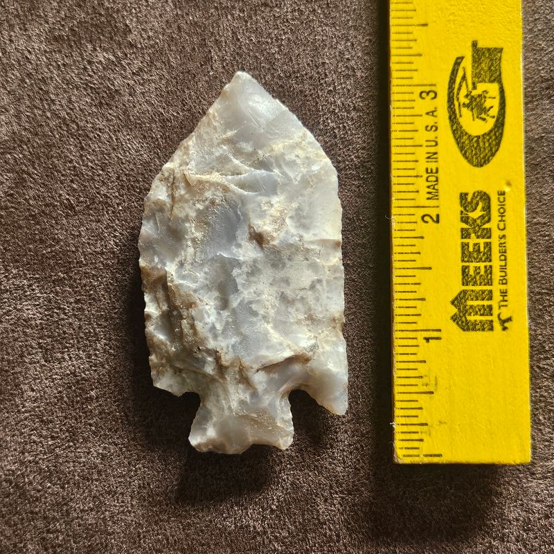 3-1/4" Etley Middle Archaic Arrowhead Baxter Co. Arkansas