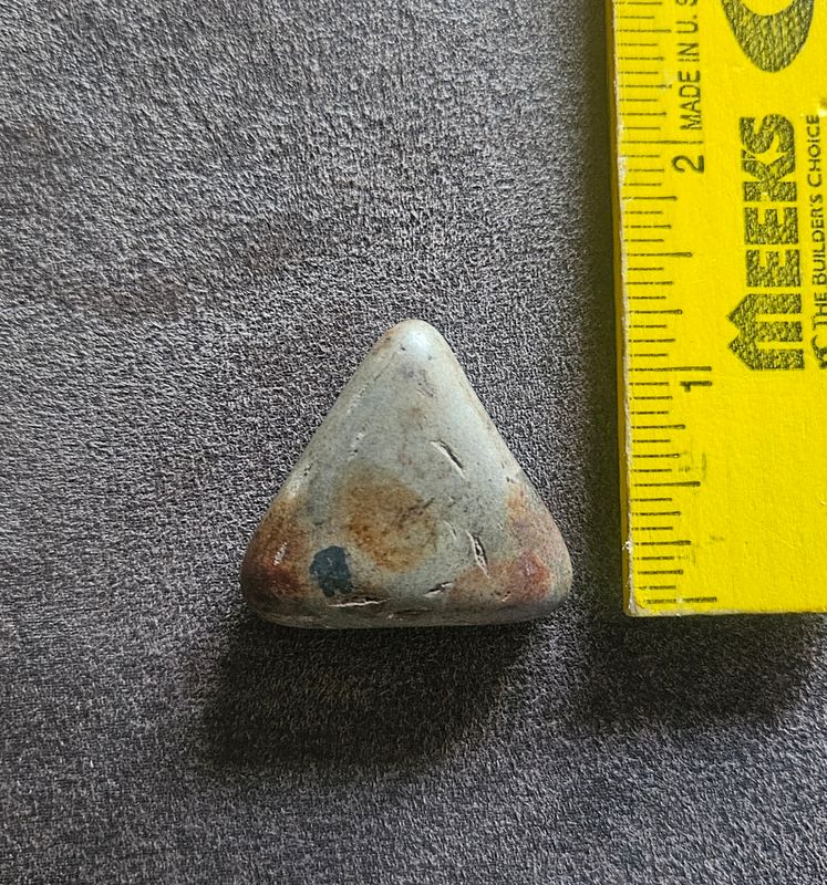 Prehistoric Native American Triangular Cone Artifact
