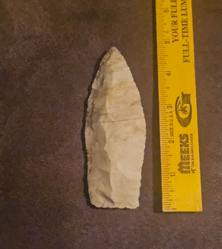 4-3/4" Archaic Wadlow Blade Cole County Missouri