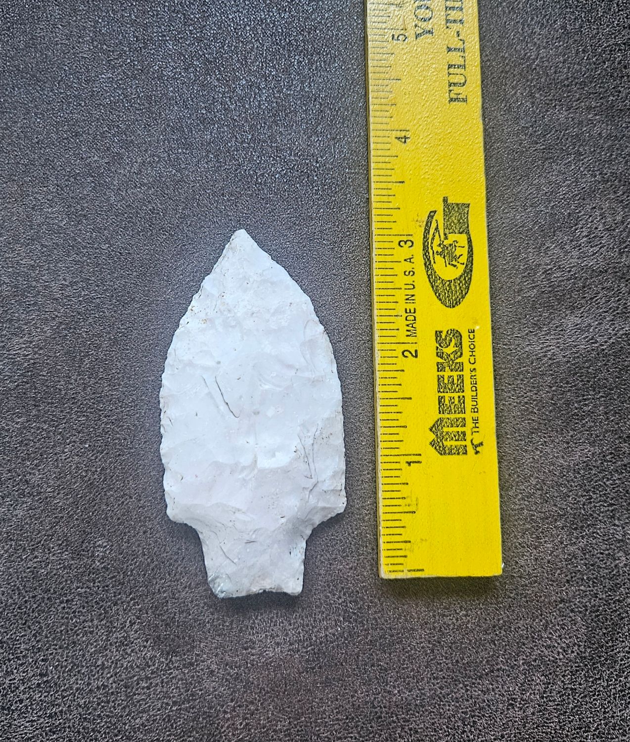 3-1/4" Well Made Burkett Stemmed Arrowhead Greene Co. Missouri