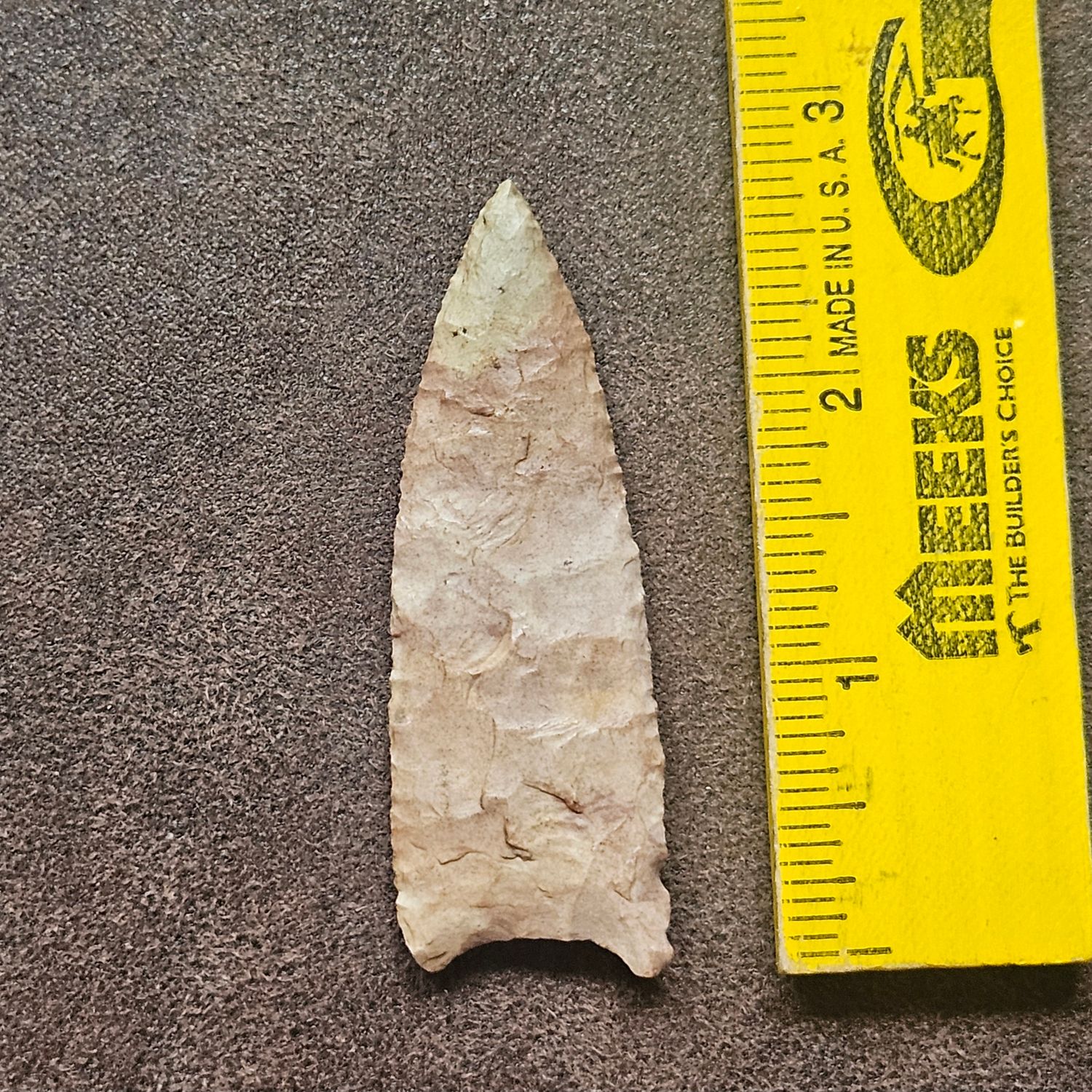 2-3/4" Serrated Dalton Plainview Arrowhead  Arkansas