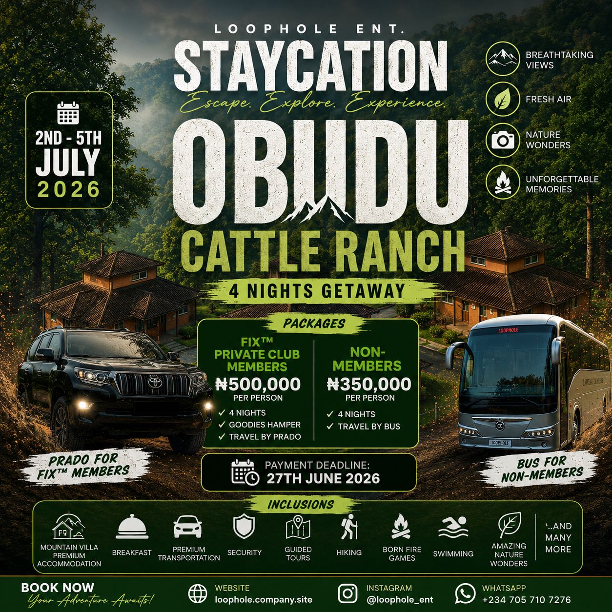 The Obudu Cattle Ranch Experience