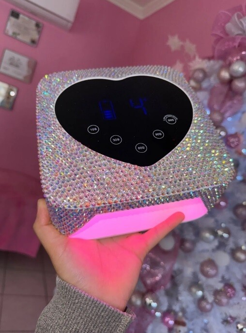 "I Heart Nails" LED Lamp