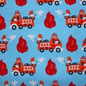 Feuerwehr rot - hellblau