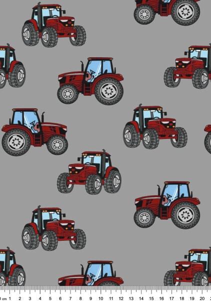 Traktor rot - grau